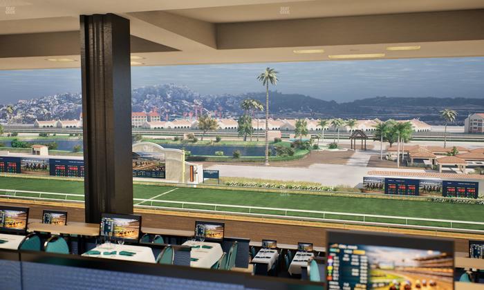 Del Mar Thoroughbred Club - Section Turf Club Lvl 4 Tbl F 31 Seat View
