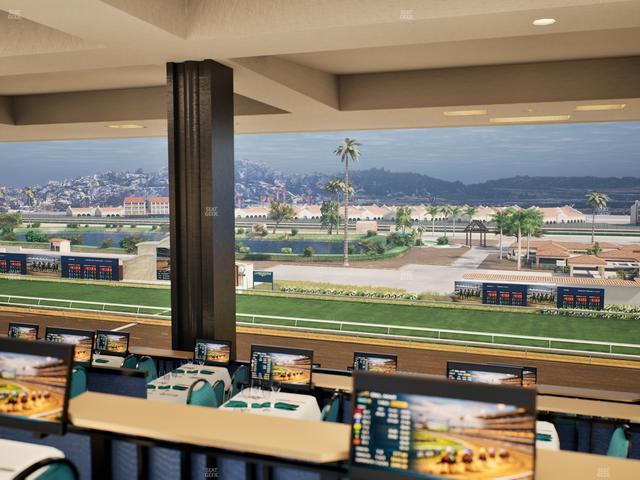 Del Mar Thoroughbred Club - Section Turf Club Lvl 4 Tbl F 36 Seat View