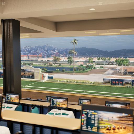 Del Mar Thoroughbred Club - Section Turf Club Lvl 4 Tbl F 37 Seat View