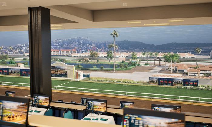 Del Mar Thoroughbred Club - Section Turf Club Lvl 4 Tbl F 37 Seat View