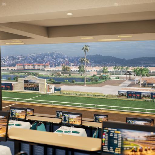 Del Mar Thoroughbred Club - Section Turf Club Lvl 4 Tbl F 38 Seat View