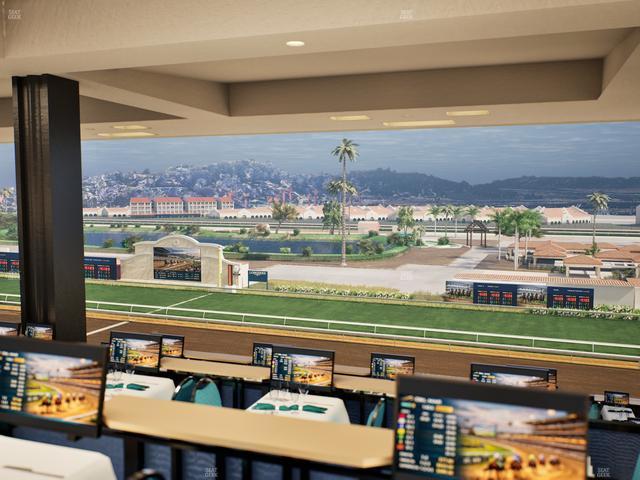 Del Mar Thoroughbred Club - Section Turf Club Lvl 4 Tbl F 38 Seat View