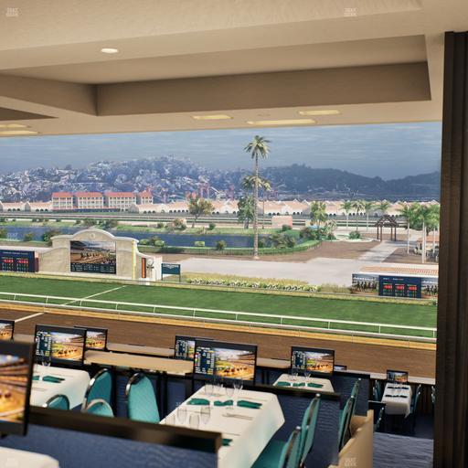 Del Mar Thoroughbred Club - Section Turf Club Lvl 4 Tbl F 39 Seat View