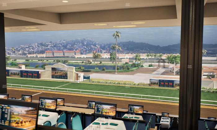 Del Mar Thoroughbred Club - Section Turf Club Lvl 4 Tbl F 39 Seat View