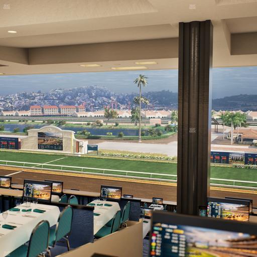 Del Mar Thoroughbred Club - Section Turf Club Lvl 4 Tbl F 40 Seat View