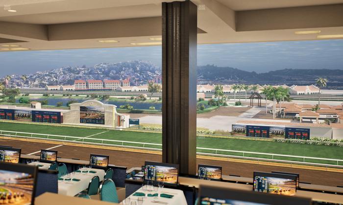 Del Mar Thoroughbred Club - Section Turf Club Lvl 4 Tbl F 41 Seat View