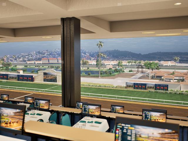 Del Mar Thoroughbred Club - Section Turf Club Lvl 4 Tbl F 42 Seat View