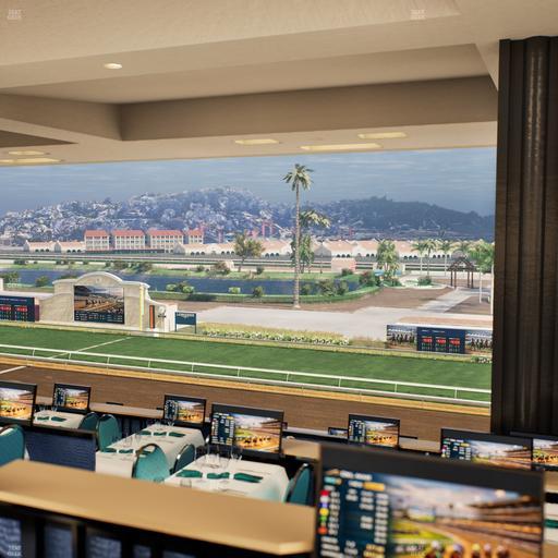 Del Mar Thoroughbred Club - Section Turf Club Lvl 4 Tbl F 45 Seat View