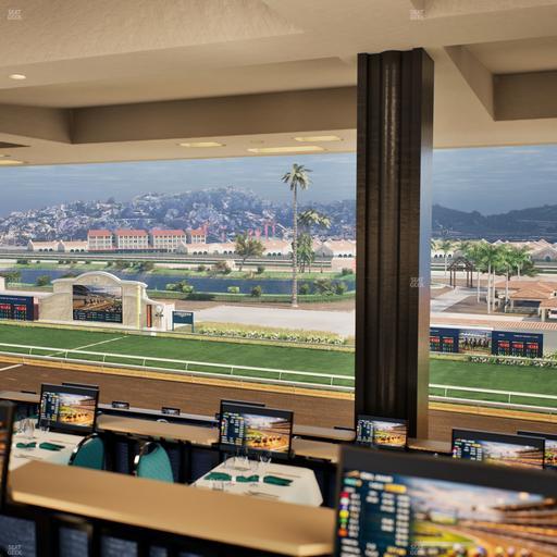 Del Mar Thoroughbred Club - Section Turf Club Lvl 4 Tbl F 46 Seat View