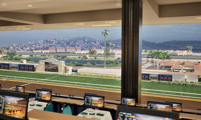 Del Mar Thoroughbred Club - Section Turf Club Lvl 4 Tbl F 46 Seat View