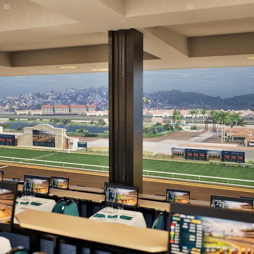 Del Mar Thoroughbred Club - Section Turf Club Lvl 4 Tbl F 47 Seat View