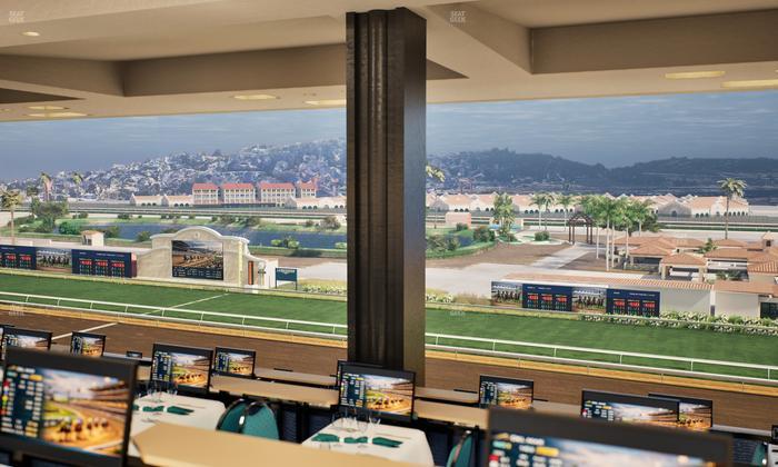 Del Mar Thoroughbred Club - Section Turf Club Lvl 4 Tbl F 47 Seat View