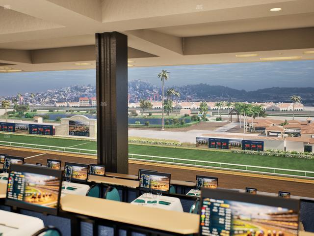 Del Mar Thoroughbred Club - Section Turf Club Lvl 4 Tbl F 48 Seat View