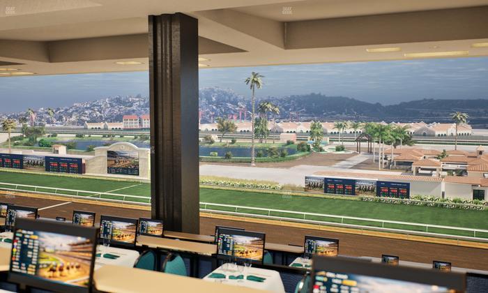 Del Mar Thoroughbred Club - Section Turf Club Lvl 4 Tbl F 48 Seat View