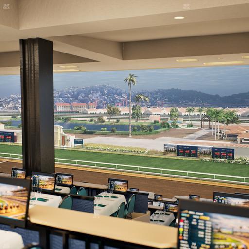 Del Mar Thoroughbred Club - Section Turf Club Lvl 4 Tbl F 49 Seat View