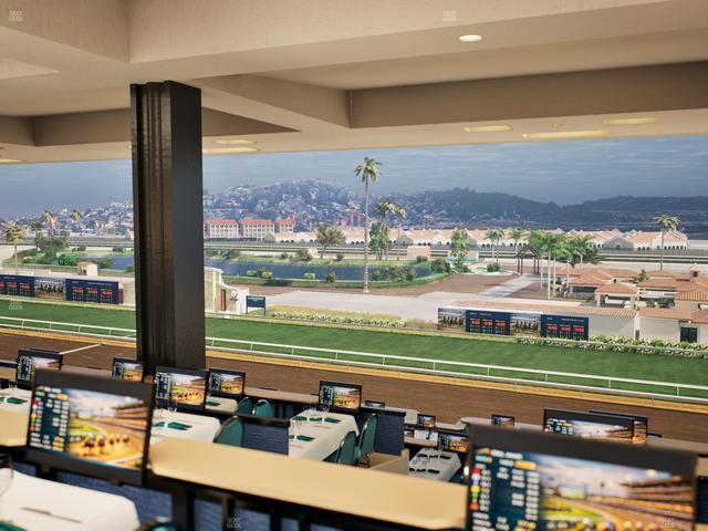 Del Mar Thoroughbred Club - Section Turf Club Lvl 4 Tbl F 49 Seat View