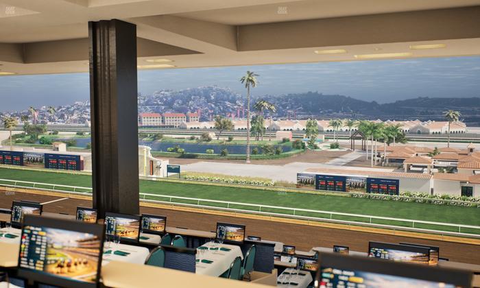 Del Mar Thoroughbred Club - Section Turf Club Lvl 4 Tbl F 49 Seat View