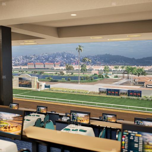 Del Mar Thoroughbred Club - Section Turf Club Lvl 4 Tbl F 50 Seat View