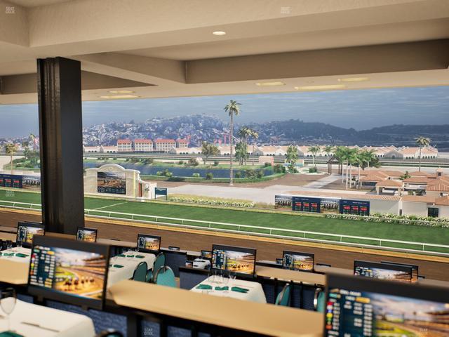 Del Mar Thoroughbred Club - Section Turf Club Lvl 4 Tbl F 50 Seat View