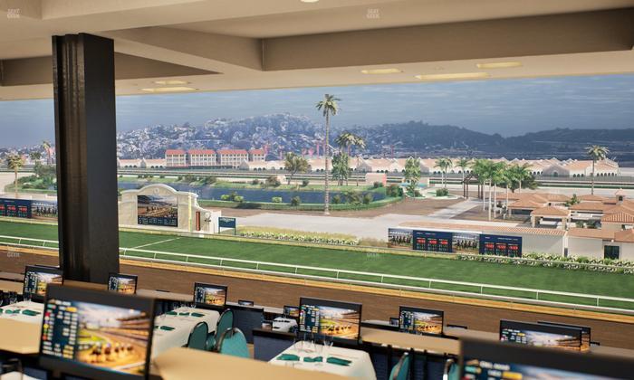 Del Mar Thoroughbred Club - Section Turf Club Lvl 4 Tbl F 50 Seat View
