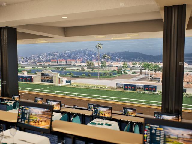 Del Mar Thoroughbred Club - Section Turf Club Lvl 4 Tbl F 51 Seat View