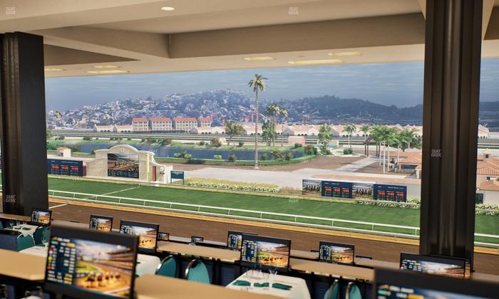 Del Mar Thoroughbred Club - Section Turf Club Lvl 4 Tbl F 51 Seat View
