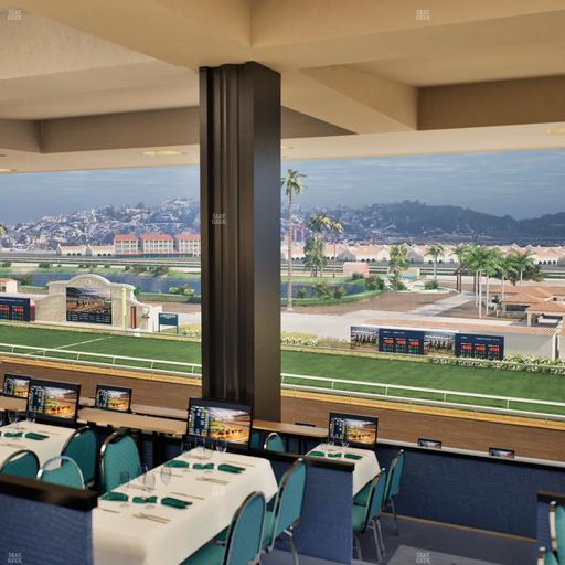 Del Mar Thoroughbred Club - Section Turf Club Lvl 4 Tbl F 54 Seat View