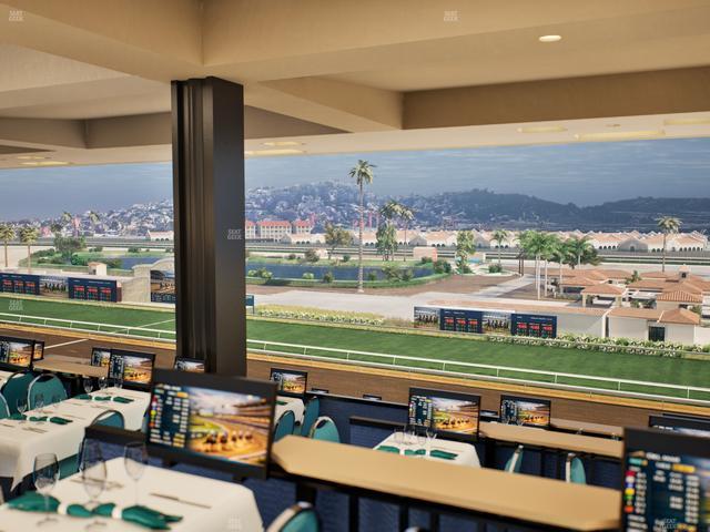 Del Mar Thoroughbred Club - Section Turf Club Lvl 4 Tbl F 55 Seat View