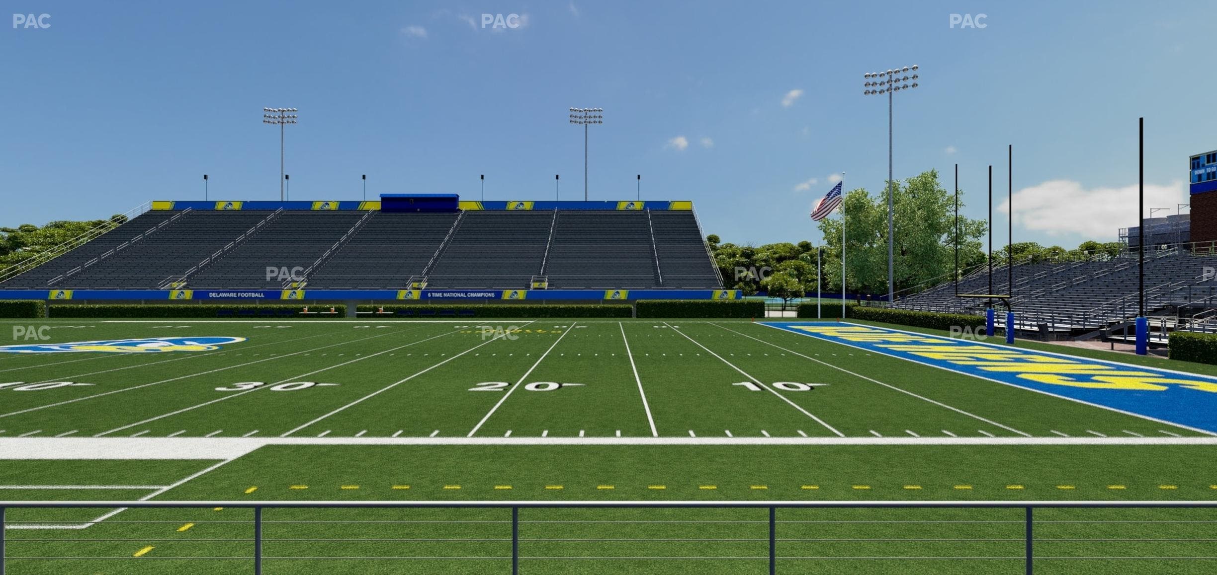 Delaware Stadium - Section 102 Seat View