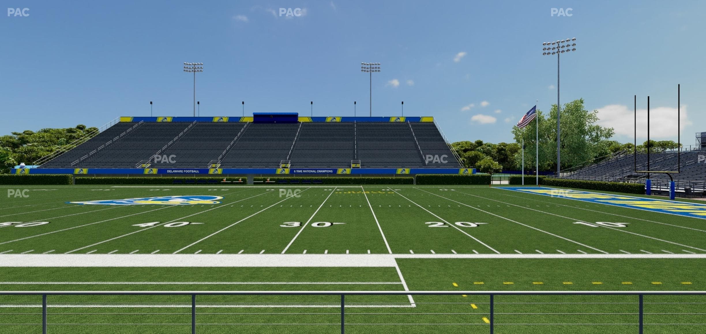 Delaware Stadium - Section 103 Seat View