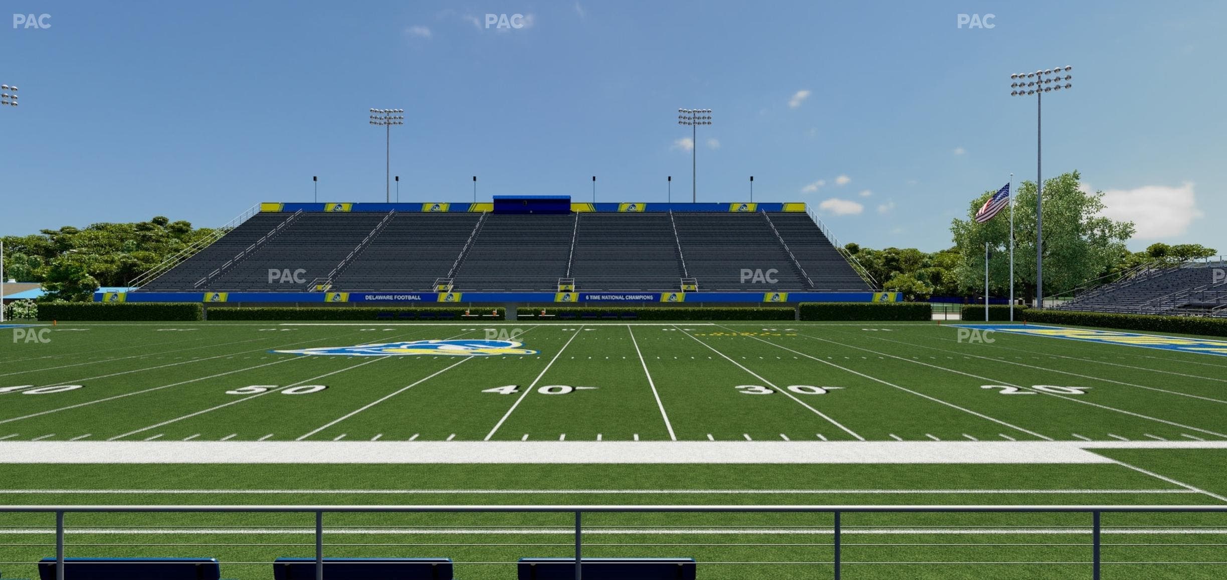 Delaware Stadium - Section 104 Seat View
