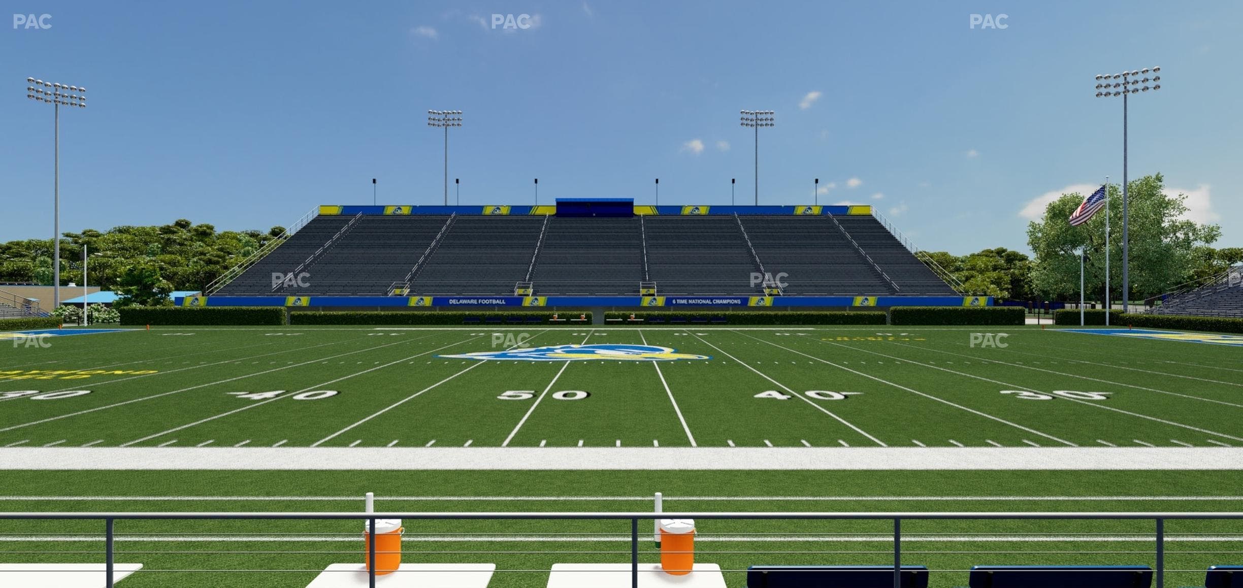 Delaware Stadium - Section 105 Seat View