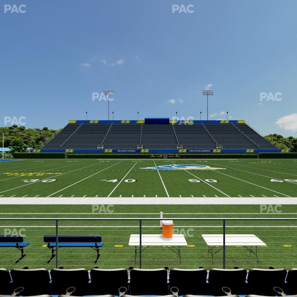 Delaware Stadium - Section 106 Seat View