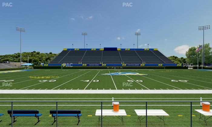 Delaware Stadium - Section 106 Seat View