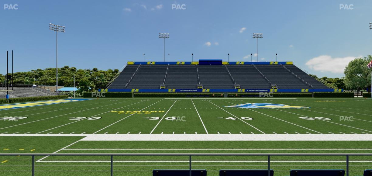 Delaware Stadium - Section 107 Seat View