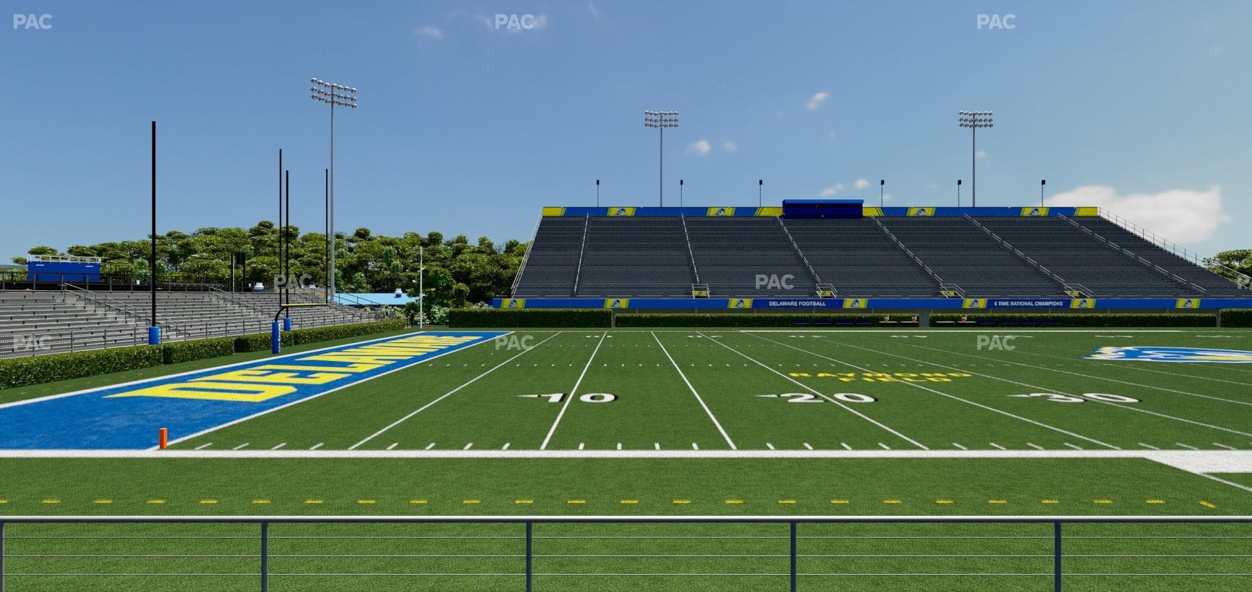 Delaware Stadium - Section 109 Seat View