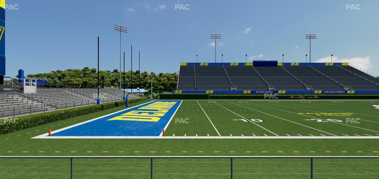 Delaware Stadium - Section 110 Seat View