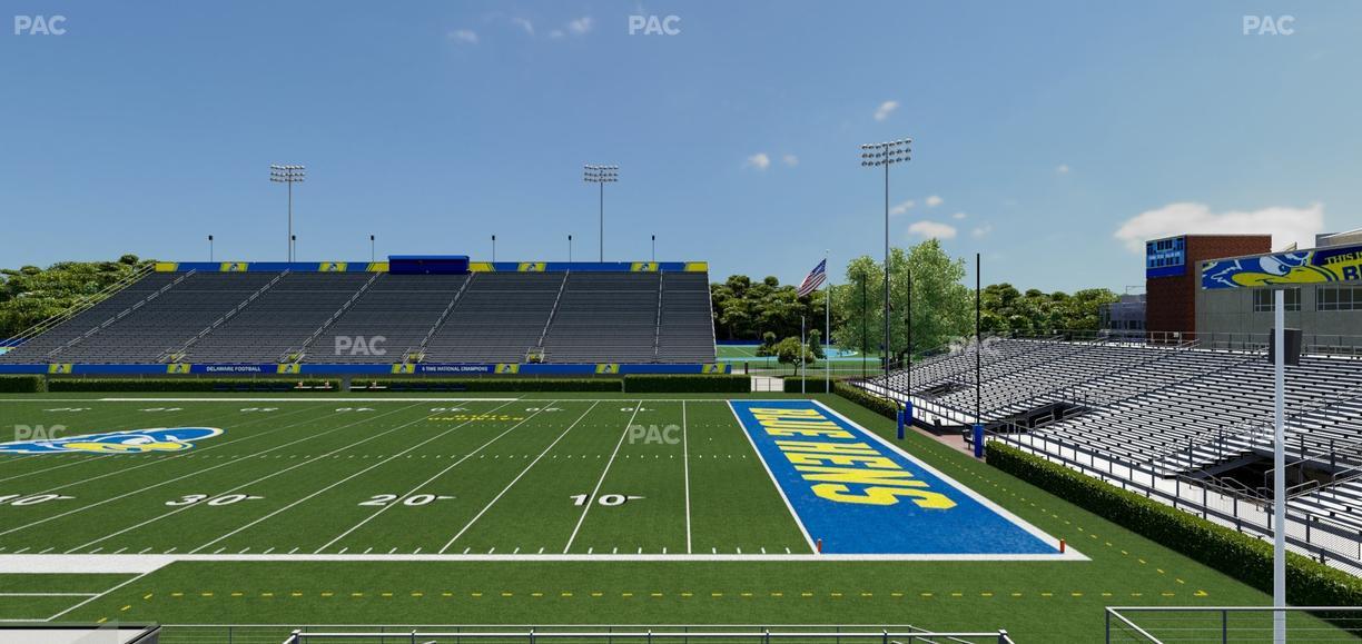 Delaware Stadium - Section A Seat View