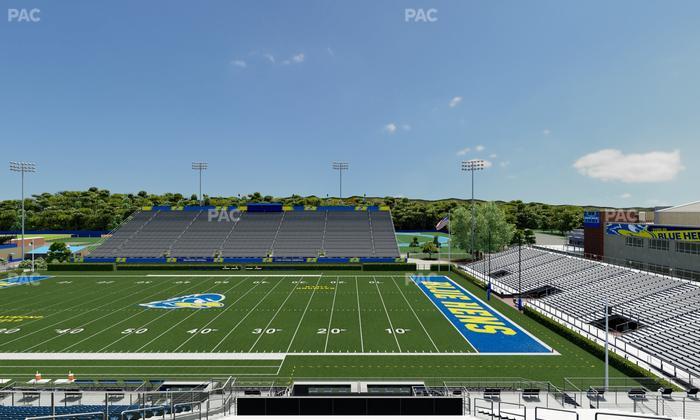 Delaware Stadium - Section B Seat View
