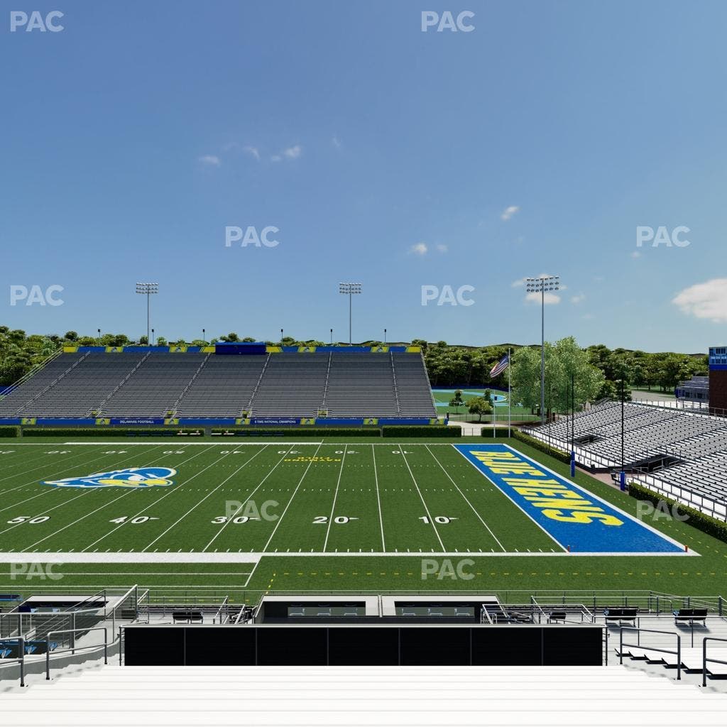 Delaware Stadium - Section B Seat View