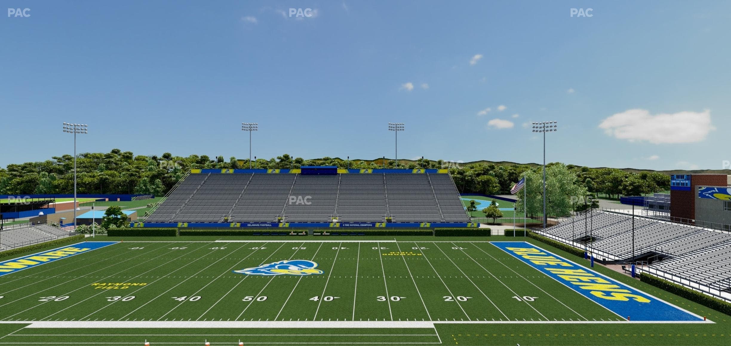 Delaware Stadium - Section C Seat View