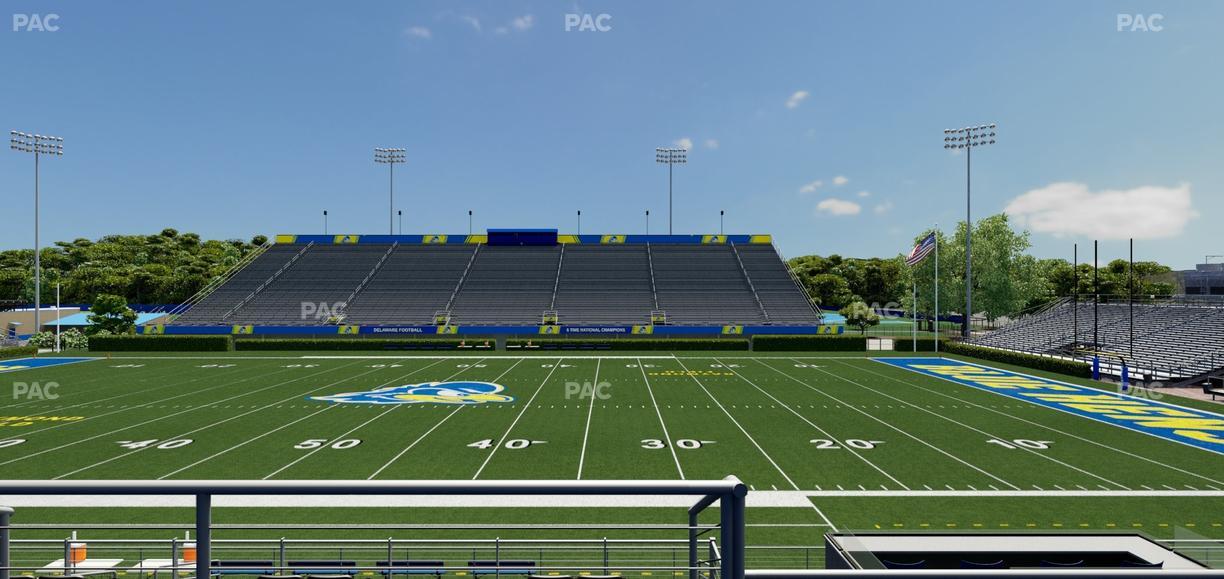 Delaware Stadium - Section C Seat View