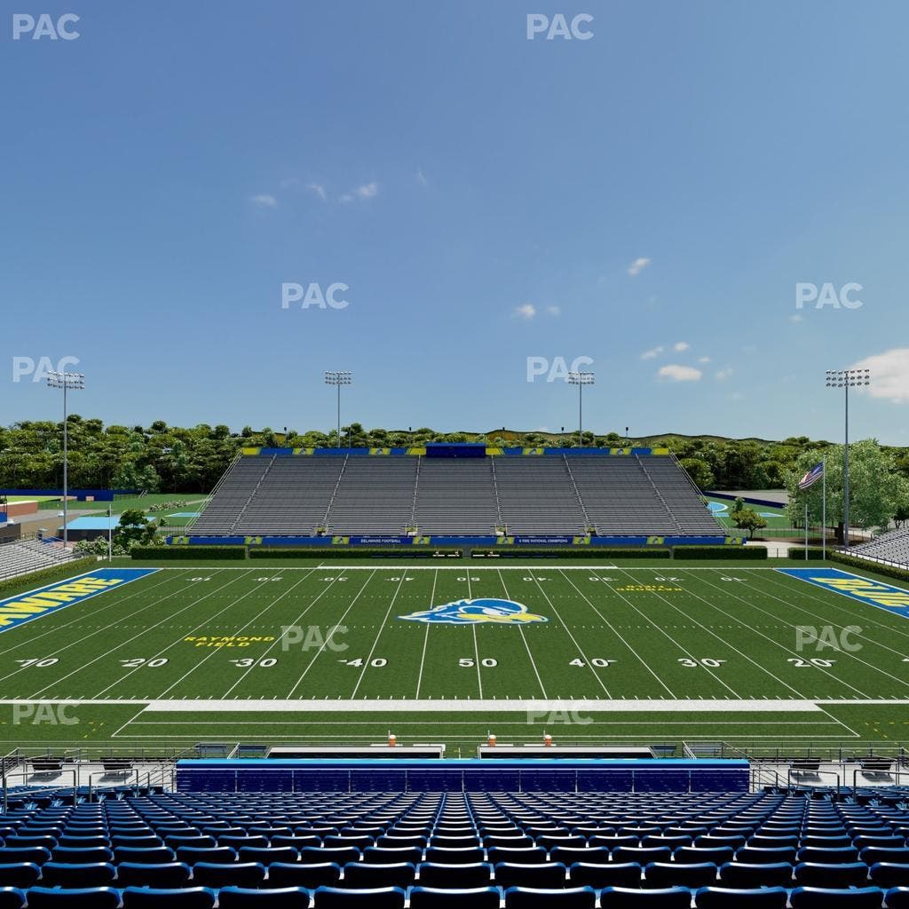 Delaware Stadium - Section D Seat View