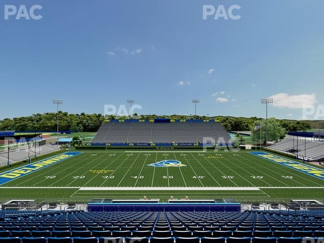 Delaware Stadium - Section D Seat View