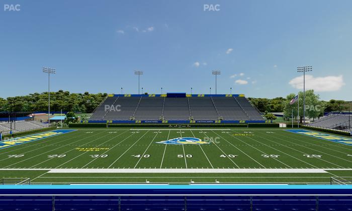 Delaware Stadium - Section D Seat View