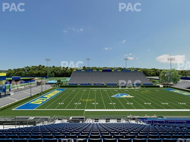 Delaware Stadium - Section E Seat View