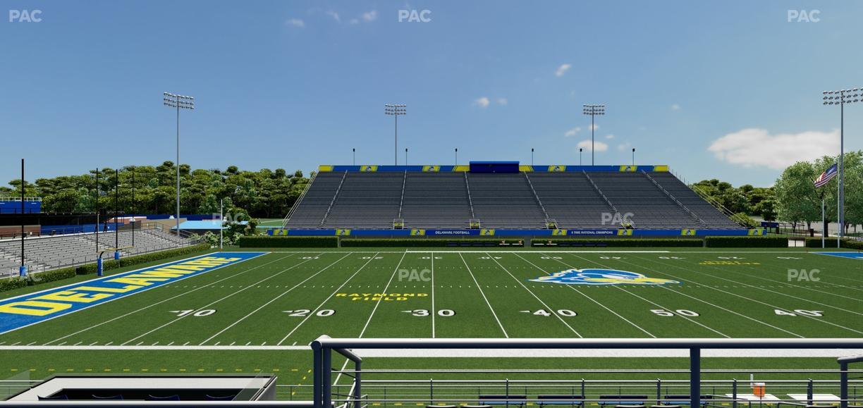 Delaware Stadium - Section E Seat View