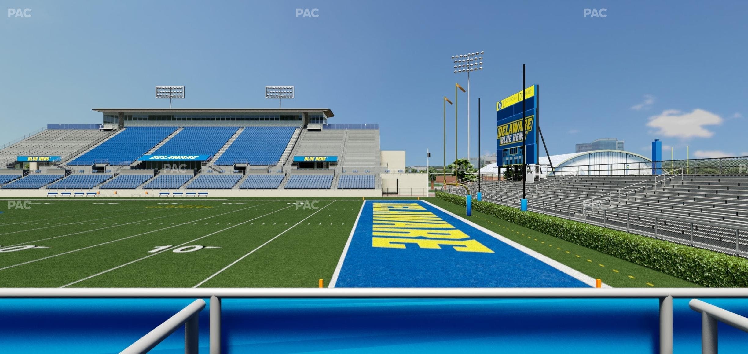 Delaware Stadium - Section East Box 51 Seat View