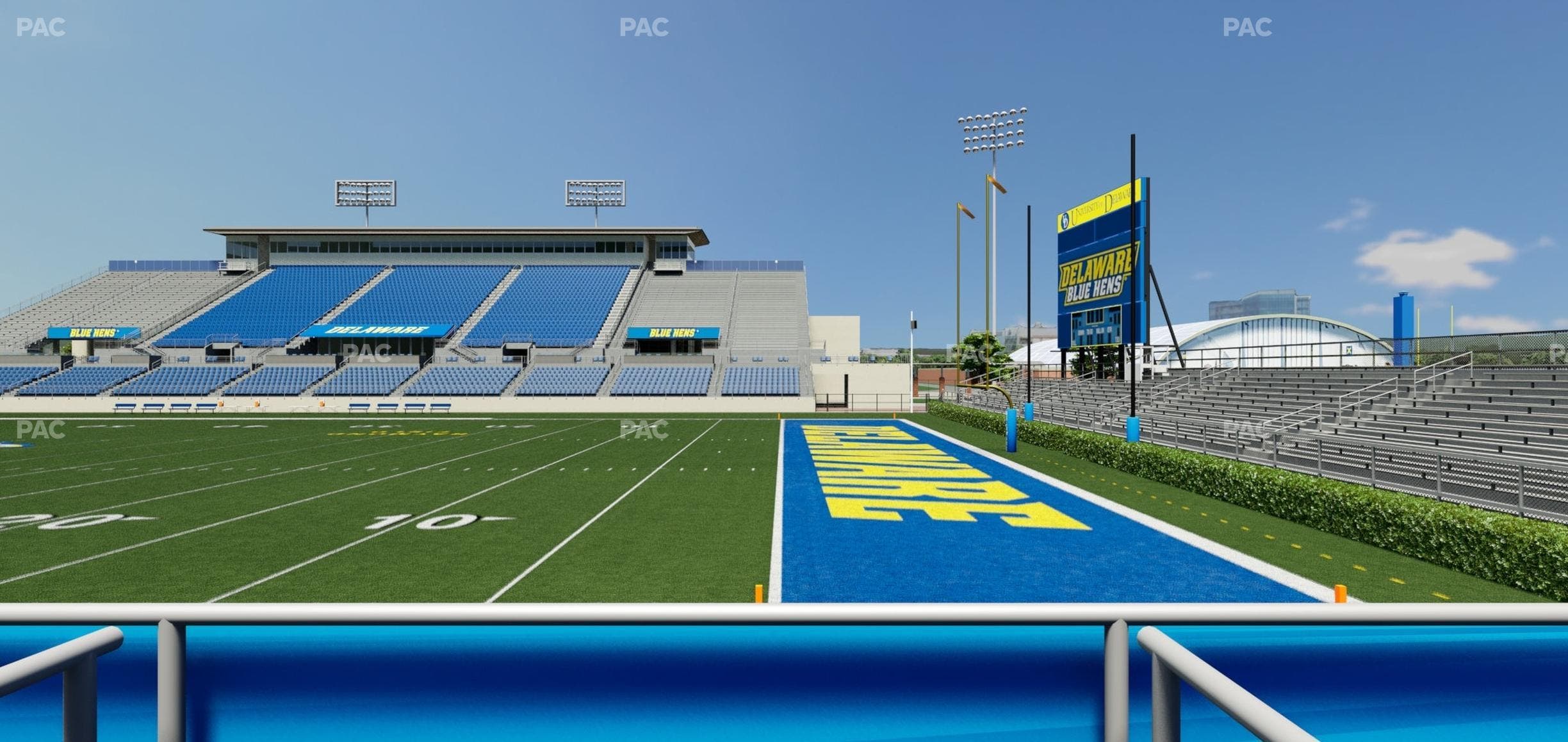 Delaware Stadium - Section East Box 52 Seat View