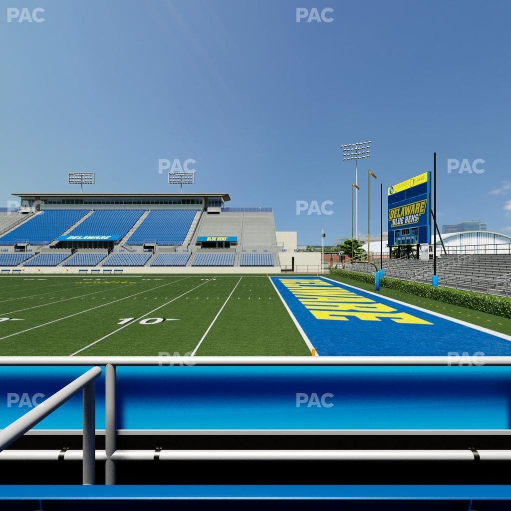 Delaware Stadium - Section East Box 53 Seat View